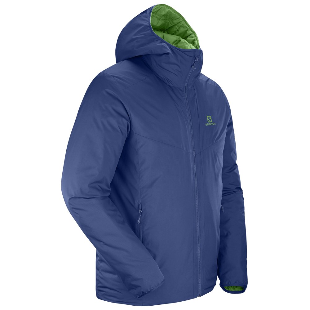 salomon drifter loft hoodie m ciemno-niebieska szara salomon drifter loft hoodie m ciemno-niebieska szara
