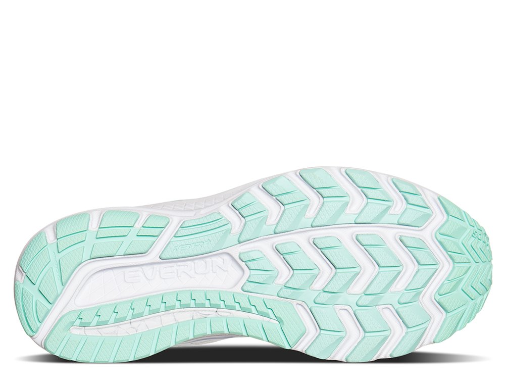 saucony guide iso white/aqua saucony guide iso white/aqua