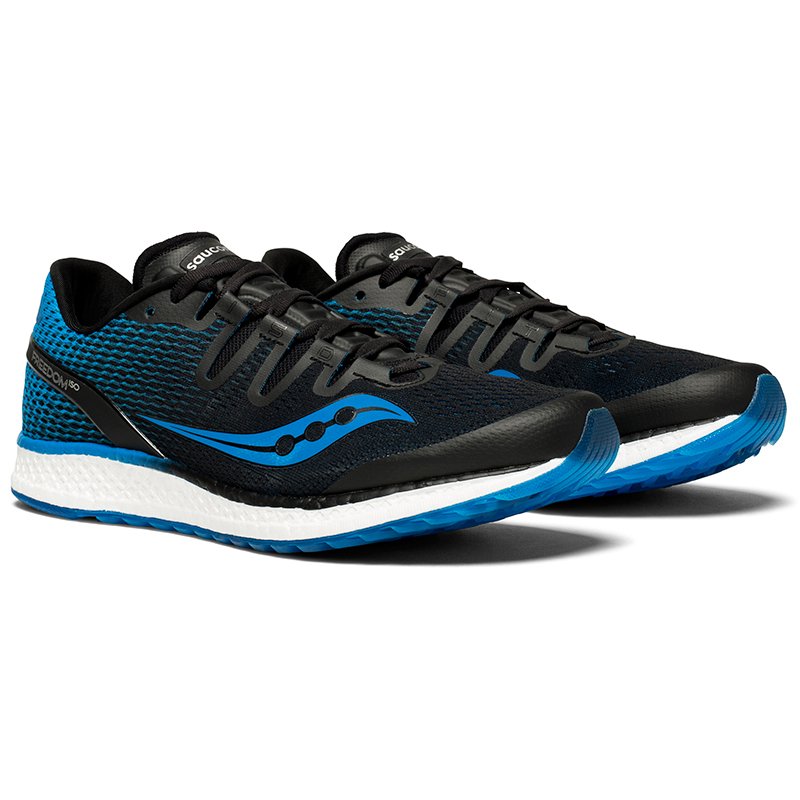 saucony freedom iso m niebiesko-czarne saucony freedom iso m niebiesko-czarne