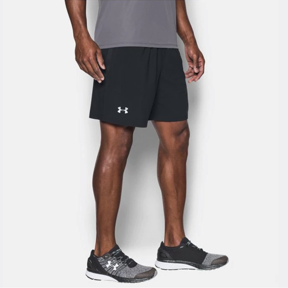 under armour launch sw 7'' short black reflective under armour launch sw 7'' short black reflective