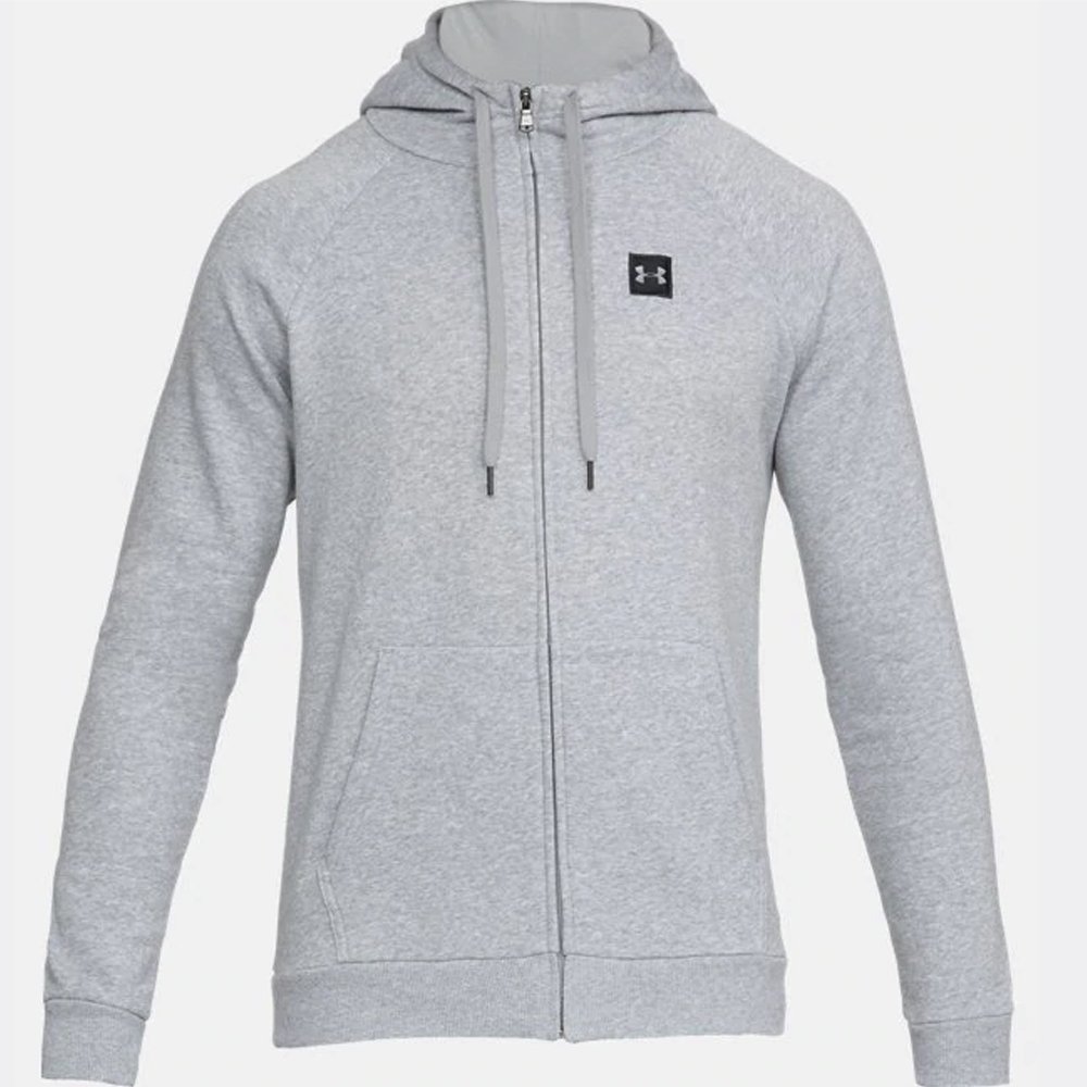 under armour rival fleece full zip hoodie grey under armour rival fleece full zip hoodie grey