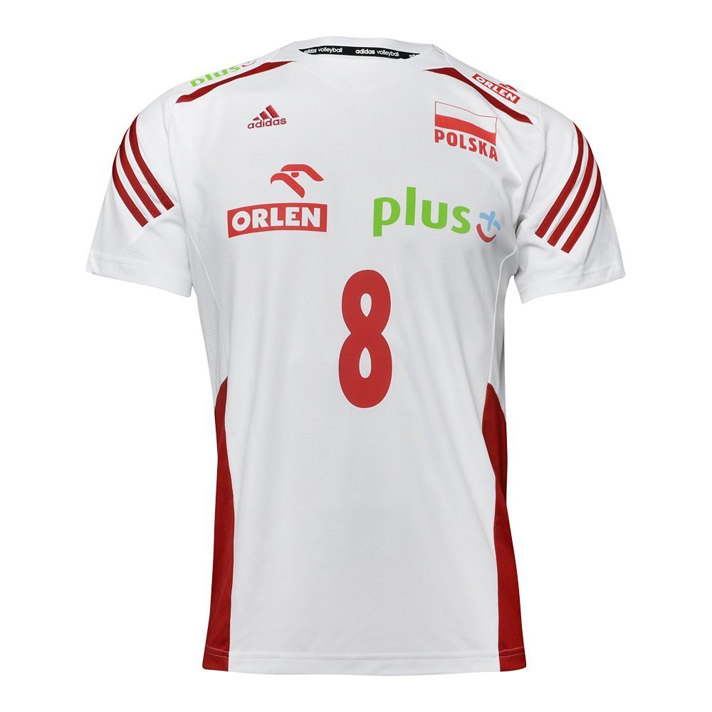 koszulka adidas reprezentacji polski z autografem andrzeja wrony #8 koszulka adidas reprezentacji polski z autografem andrzeja wrony #8