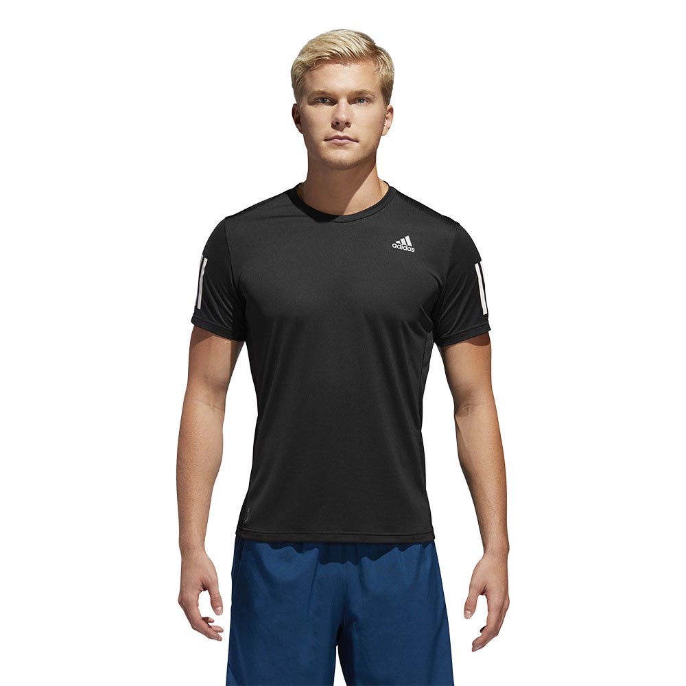 adidas own the run tee męska czarna adidas own the run tee męska czarna
