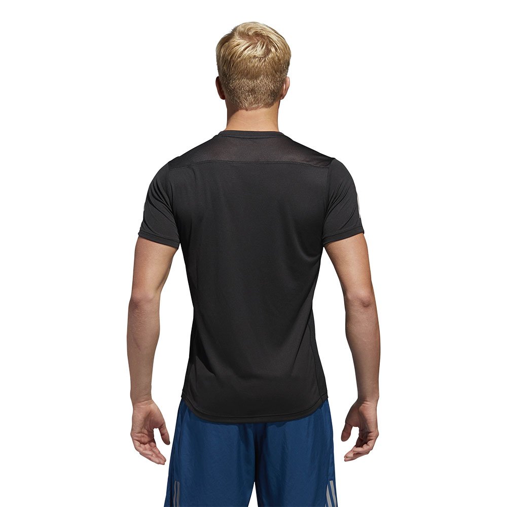 adidas own the run tee męska czarna adidas own the run tee męska czarna