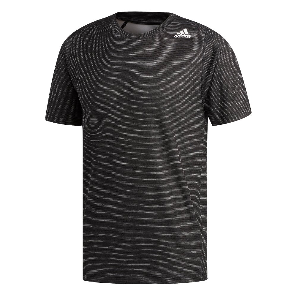 adidas frelift_tech fitted striped heather tee adidas frelift_tech fitted striped heather tee