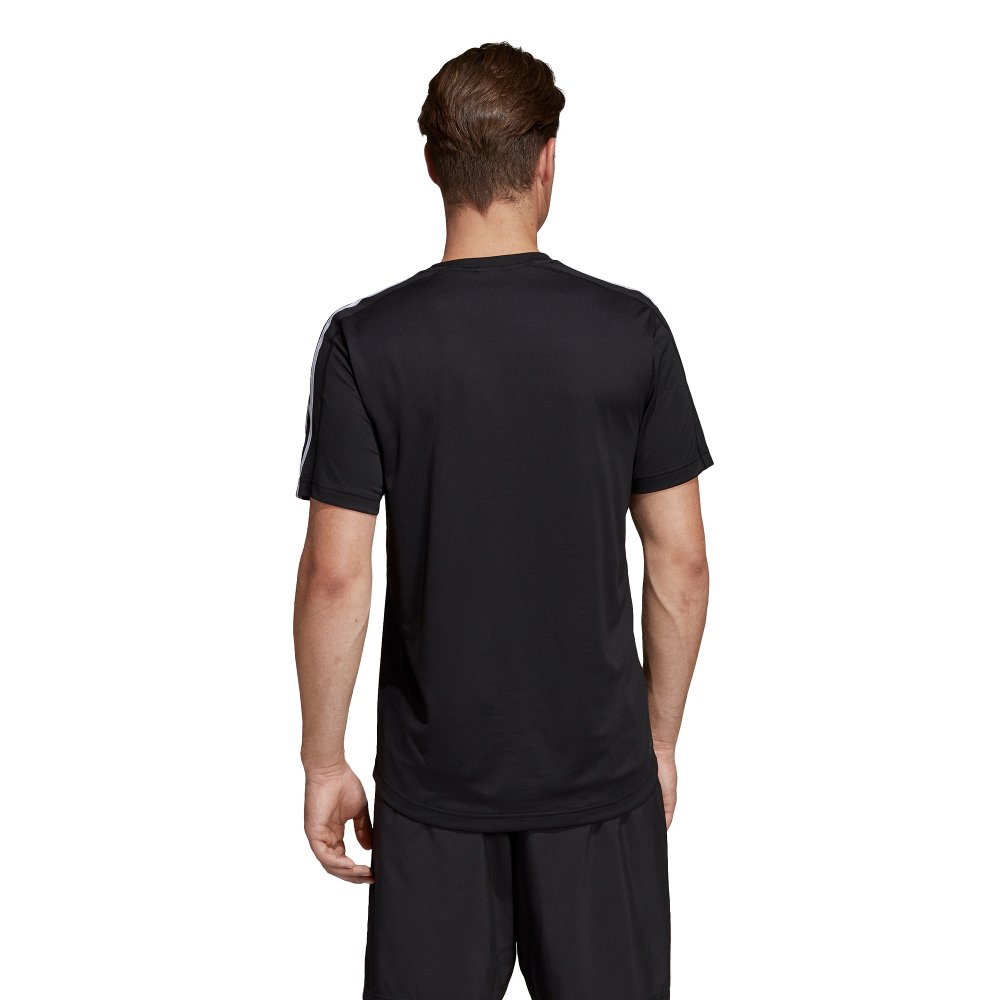 adidas design 2 move 3-stripes tee adidas design 2 move 3-stripes tee