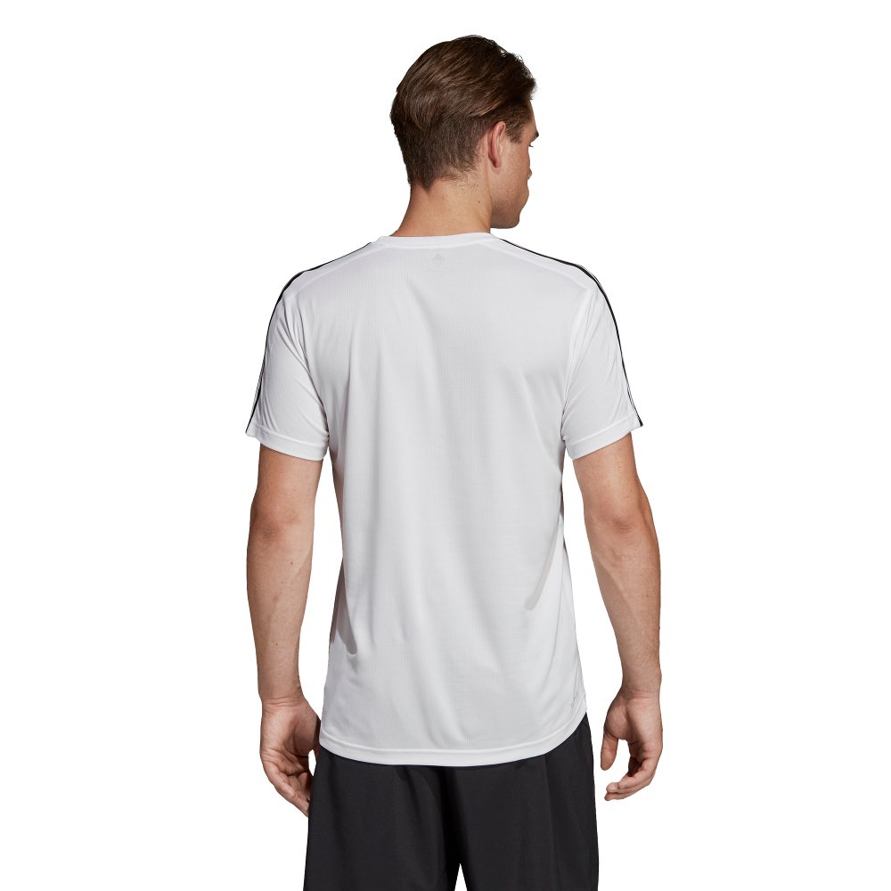 adidas design 2 move 3-stripes tee adidas design 2 move 3-stripes tee