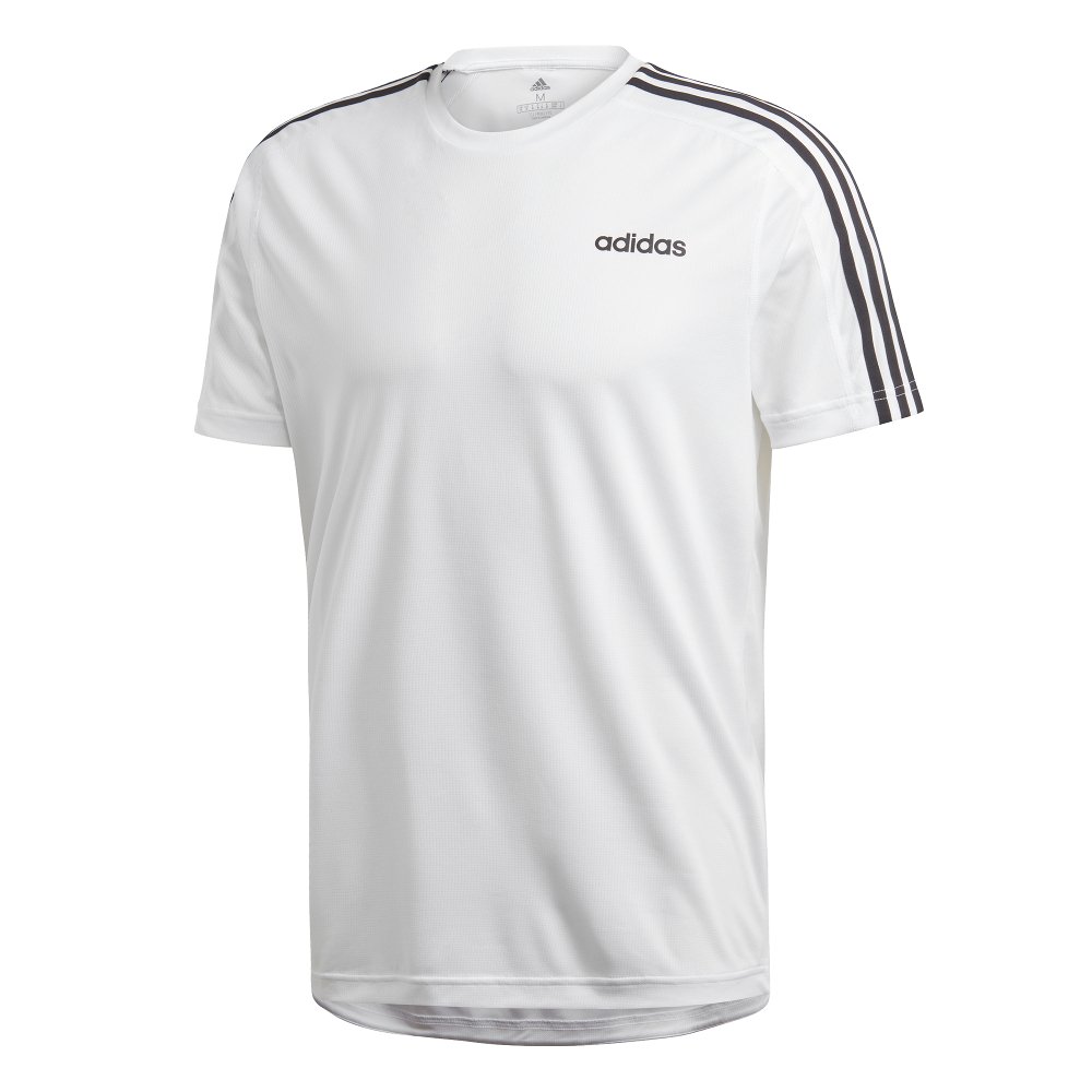adidas design 2 move 3-stripes tee adidas design 2 move 3-stripes tee