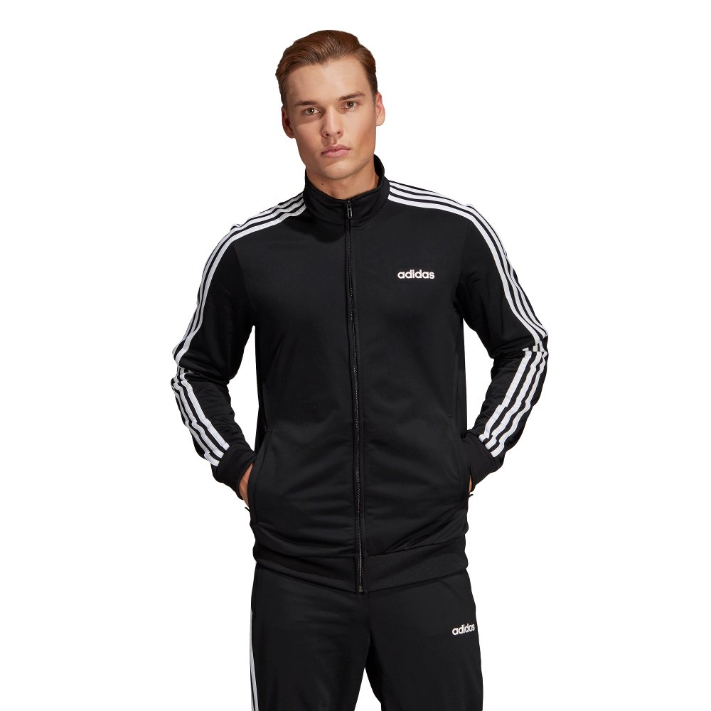 adidas essentials 3 stripes tric track top adidas essentials 3 stripes tric track top