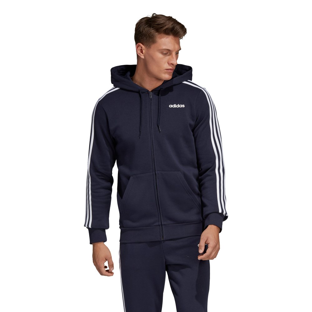 Bluza adidas Essentials 3 Stripes FZ Fleece M DU0475