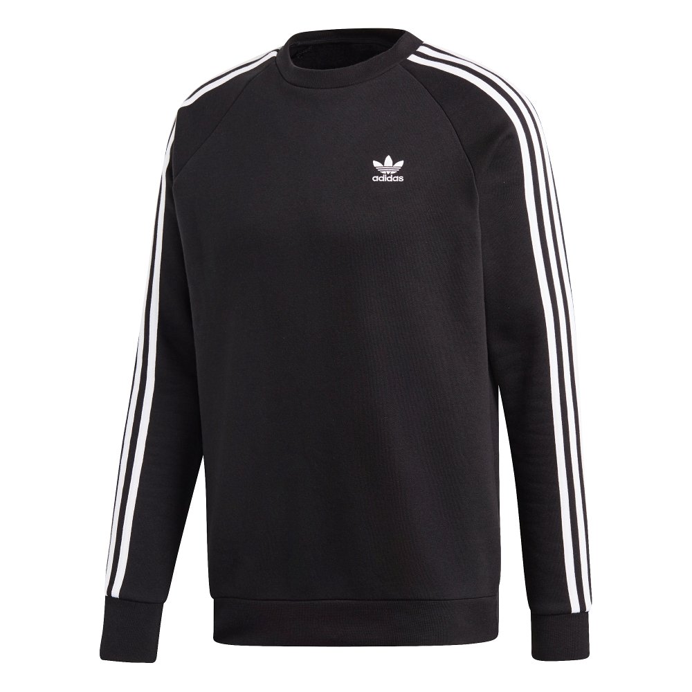 adidas 3 Stripes Crew czarno biała