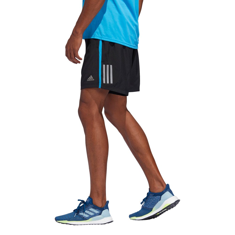 adidas own the run shorts m niebiesko-czarne adidas own the run shorts m niebiesko-czarne