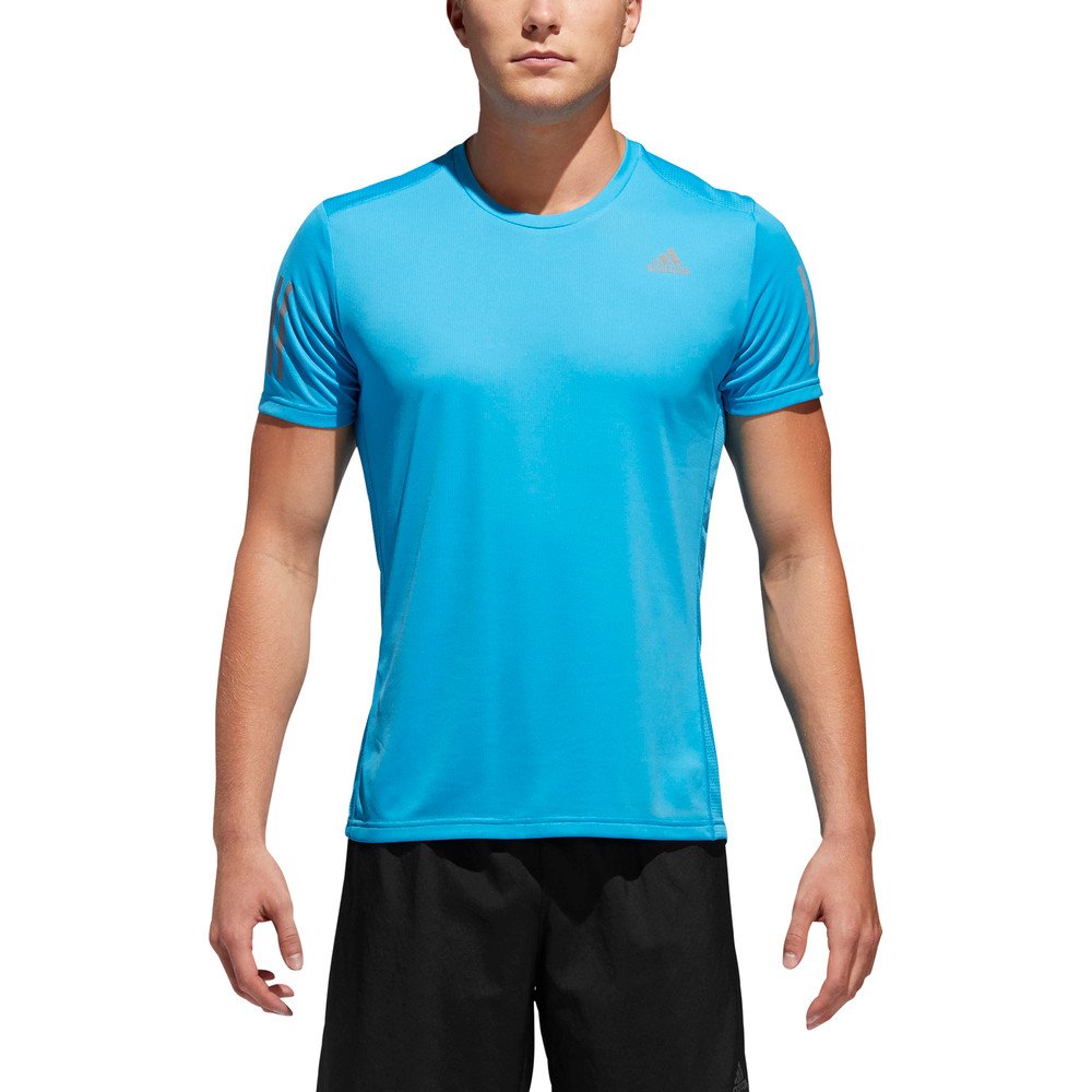 adidas own the run t-shirt blue adidas own the run t-shirt blue