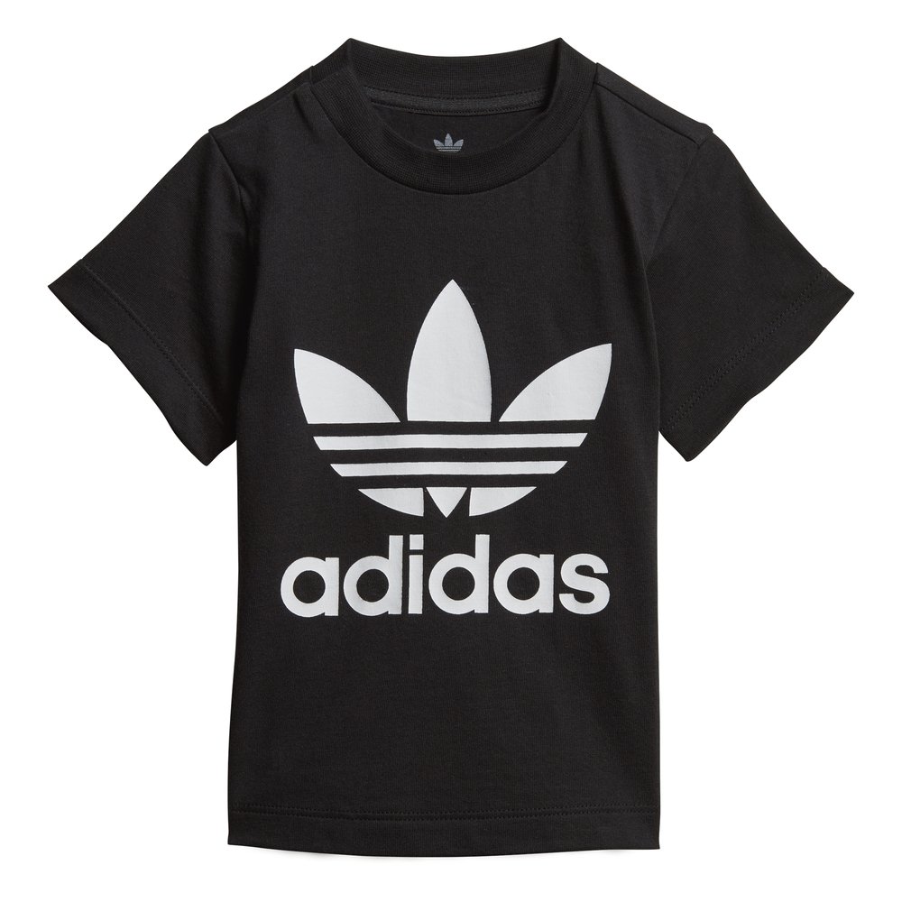 adidas trefoil tee czarno-biała adidas trefoil tee czarno-biała