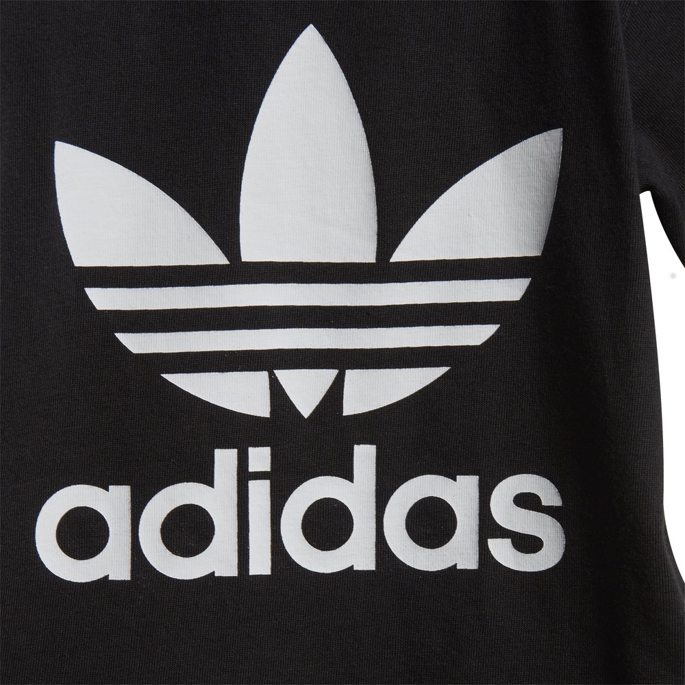 adidas trefoil tee czarno-biała adidas trefoil tee czarno-biała