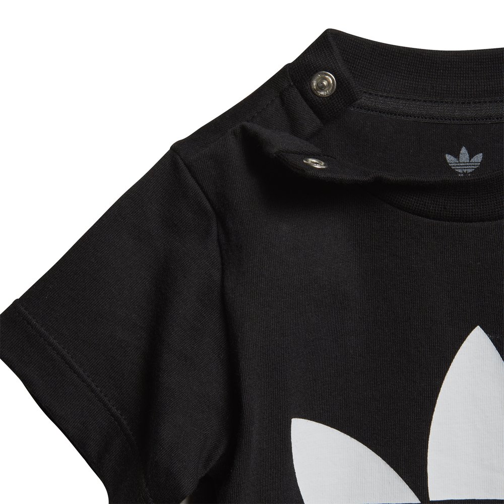 adidas trefoil tee czarno-biała adidas trefoil tee czarno-biała