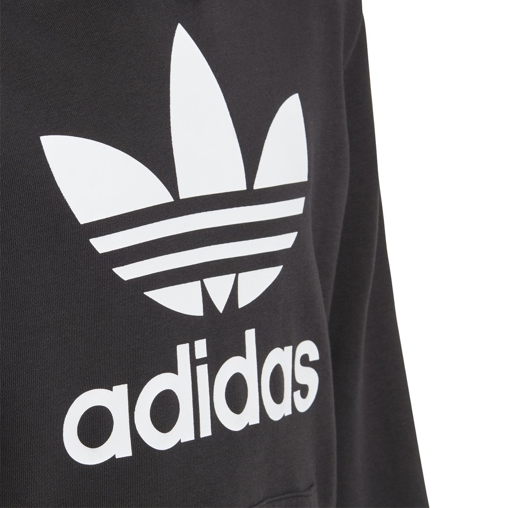 adidas trefoil hoodie młodzieżowa czarna adidas trefoil hoodie młodzieżowa czarna