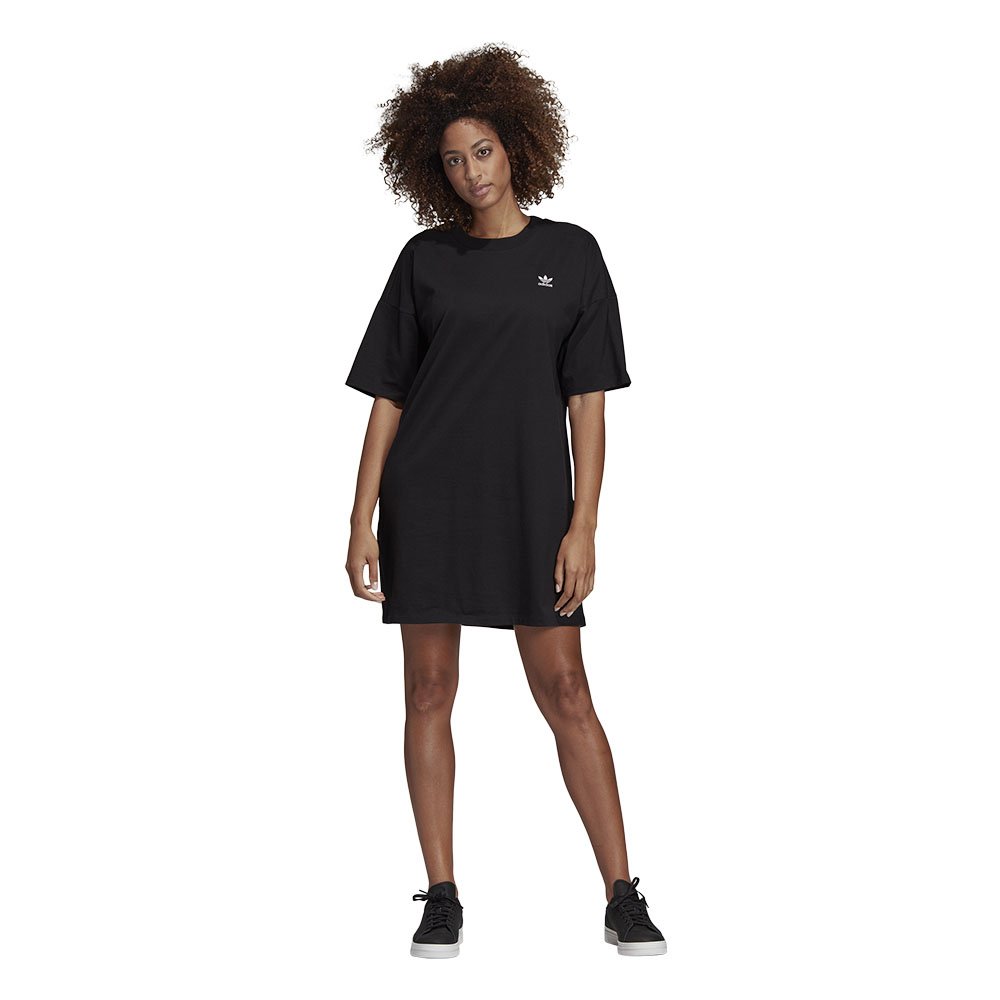 adidas trefoil dress damska czarna adidas trefoil dress damska czarna