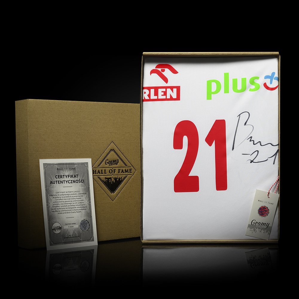 koszulka adidas reprezentacji polski z autografem rafała buszka koszulka adidas reprezentacji polski z autografem rafała buszka