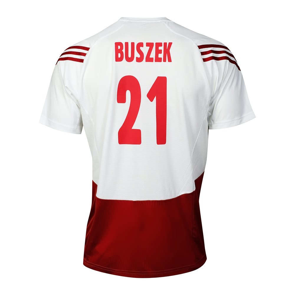 koszulka adidas reprezentacji polski z autografem rafała buszka koszulka adidas reprezentacji polski z autografem rafała buszka