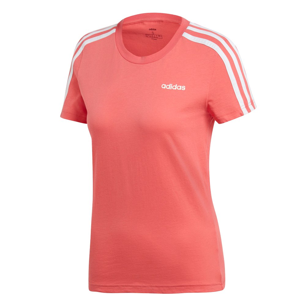 adidas essentials 3stripes slim tee adidas essentials 3stripes slim tee