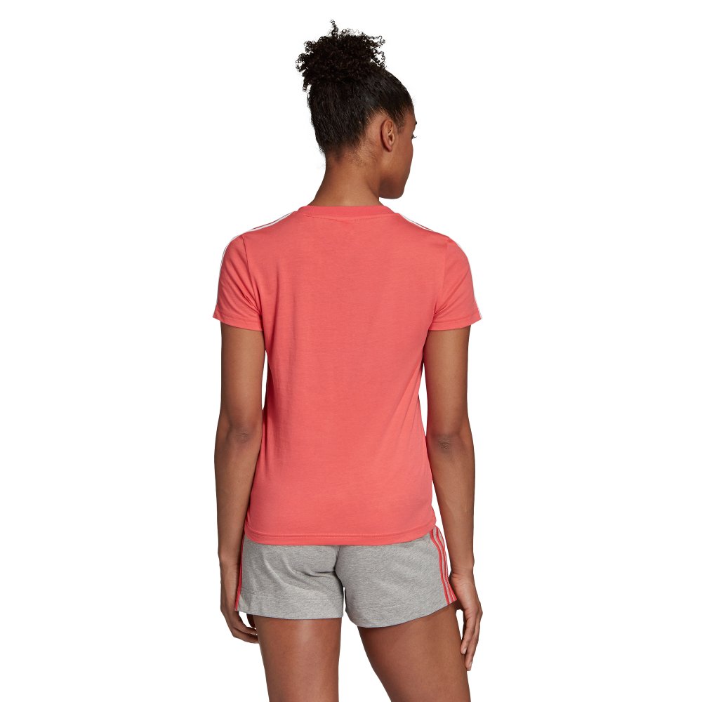 adidas essentials 3stripes slim tee adidas essentials 3stripes slim tee