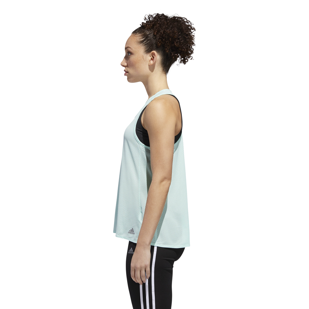 adidas response tank clear mint / colored heather adidas response tank clear mint / colored heather