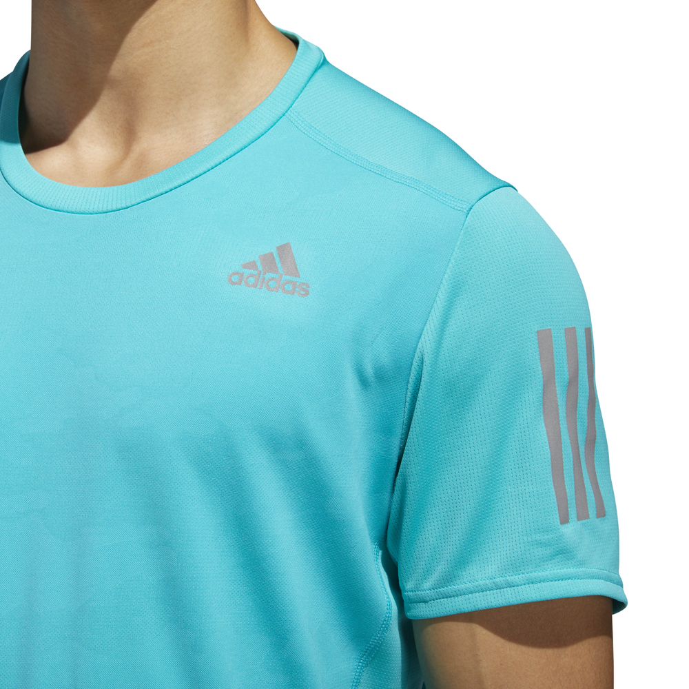 adidas response tee blue adidas response tee blue
