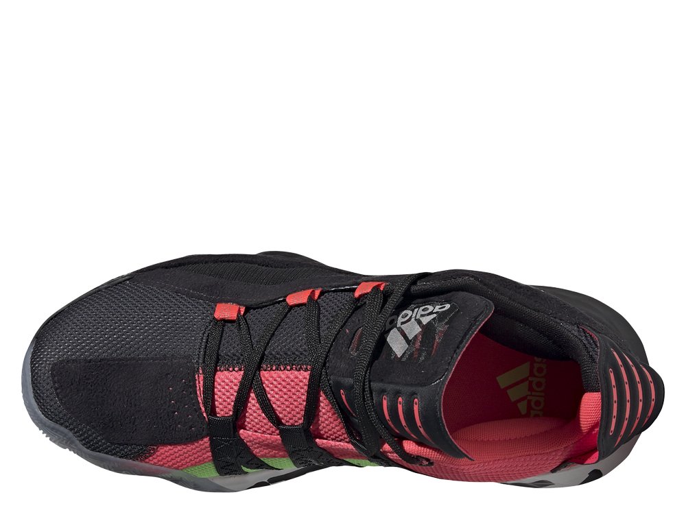 adidas dame 6 core black shock red adidas dame 6 core black shock red