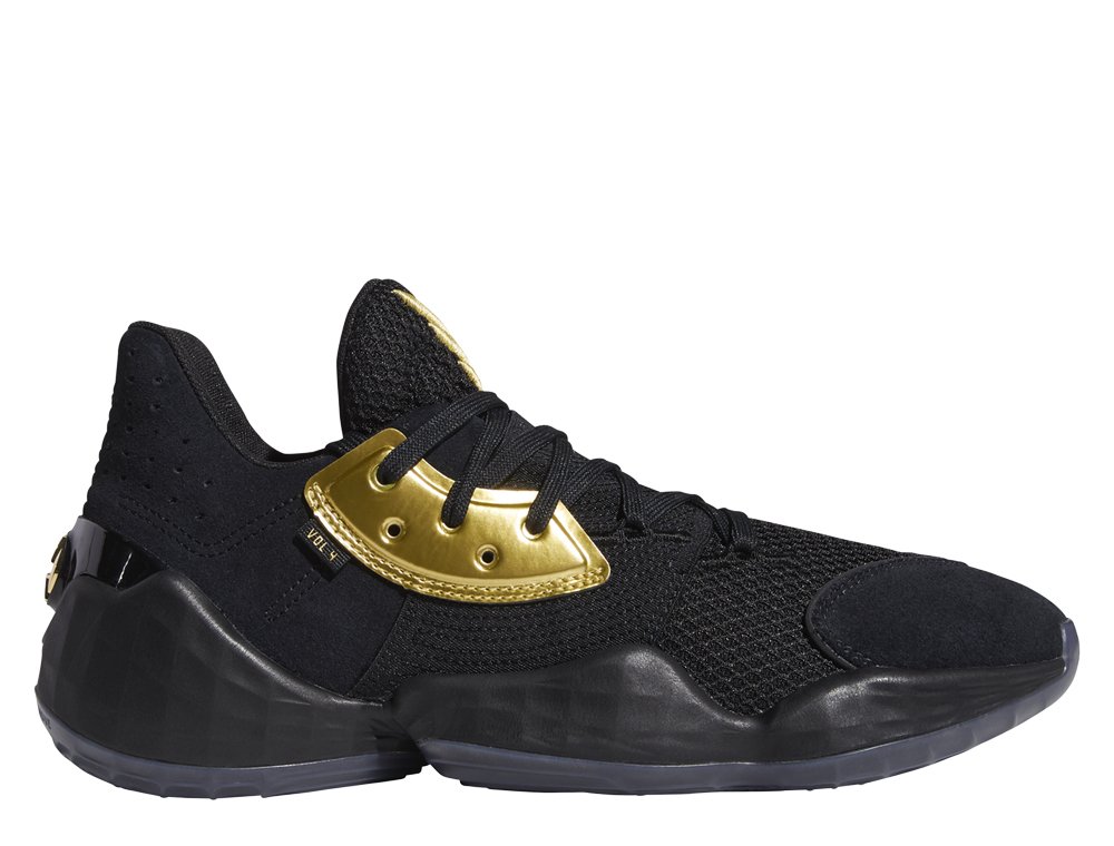 adidas harden vol.4 core black gold metallic adidas harden vol.4 core black gold metallic
