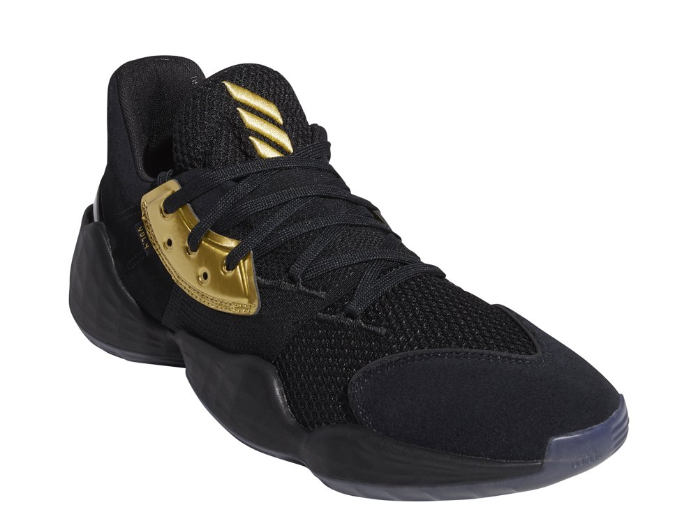 adidas harden vol.4 core black gold metallic adidas harden vol.4 core black gold metallic