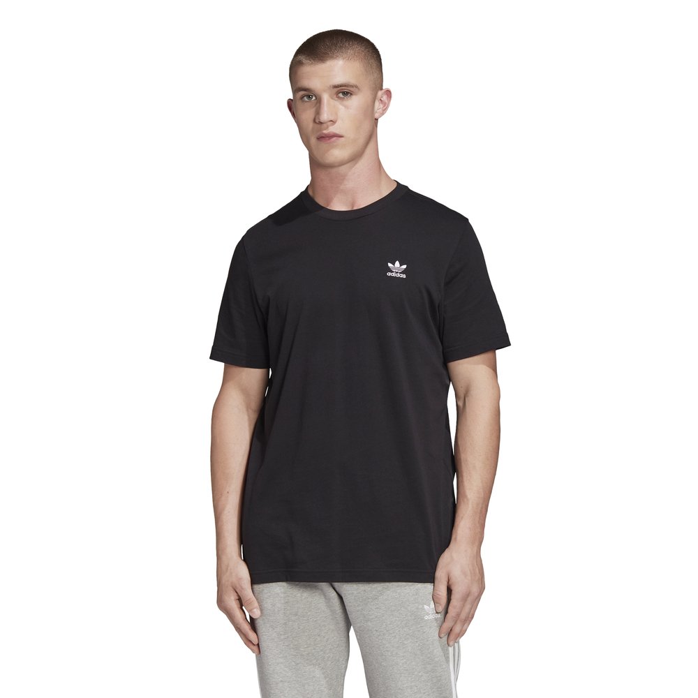 adidas trefoil essentials tee męska czarna adidas trefoil essentials tee męska czarna