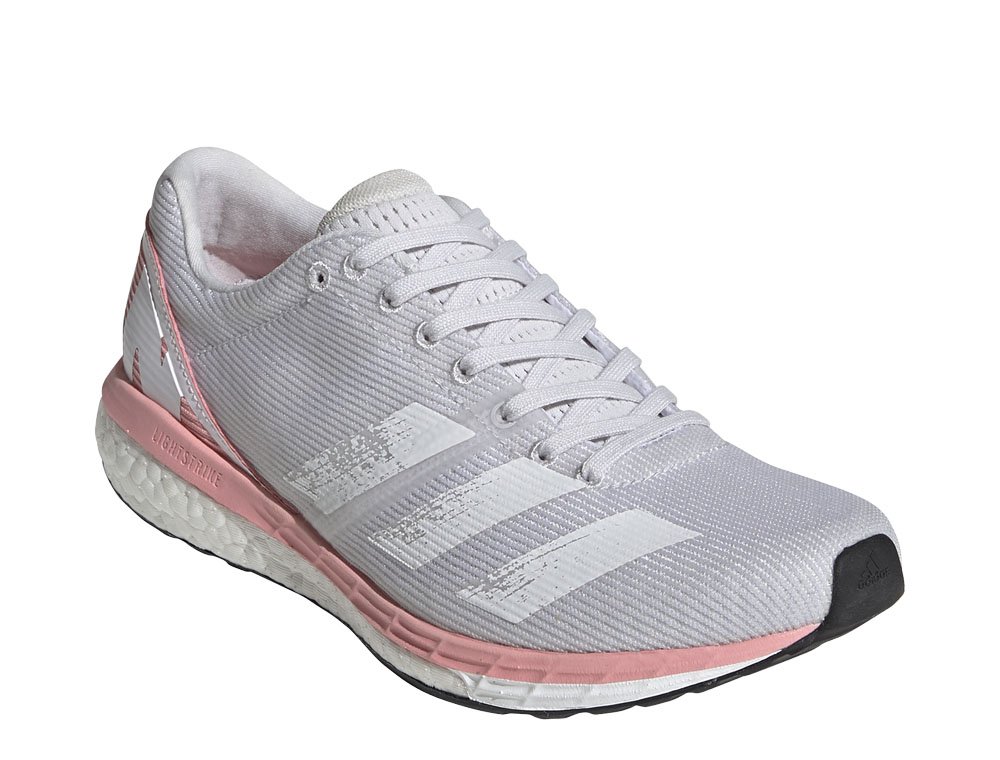 adidas adizero boston 8 w szaro-białe adidas adizero boston 8 w szaro-białe