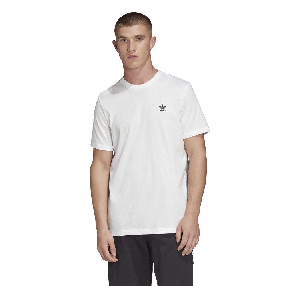 adidas trefoil essentials tee męska biała adidas trefoil essentials tee męska biała