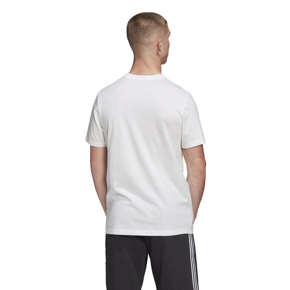 adidas trefoil essentials tee męska biała adidas trefoil essentials tee męska biała