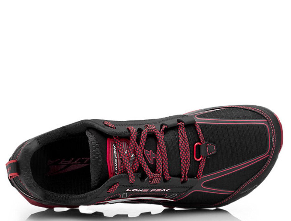altra lone peak 4 black / red altra lone peak 4 black / red