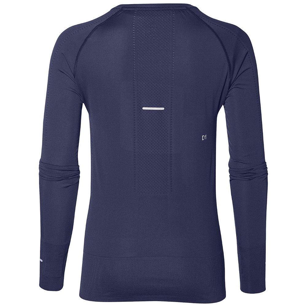 asics seamless long sleeve indigo blue asics seamless long sleeve indigo blue