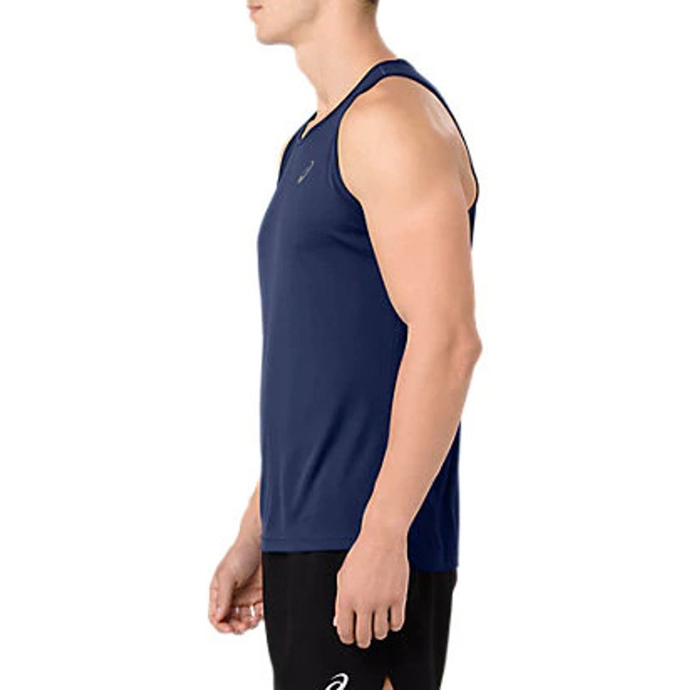 asics silver singlet blue asics silver singlet blue
