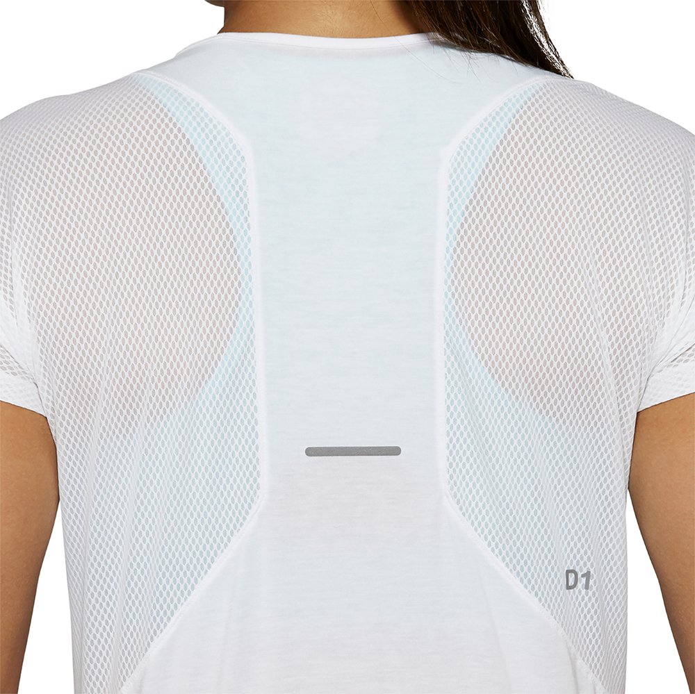 asics v-neck ss top w biała asics v-neck ss top w biała