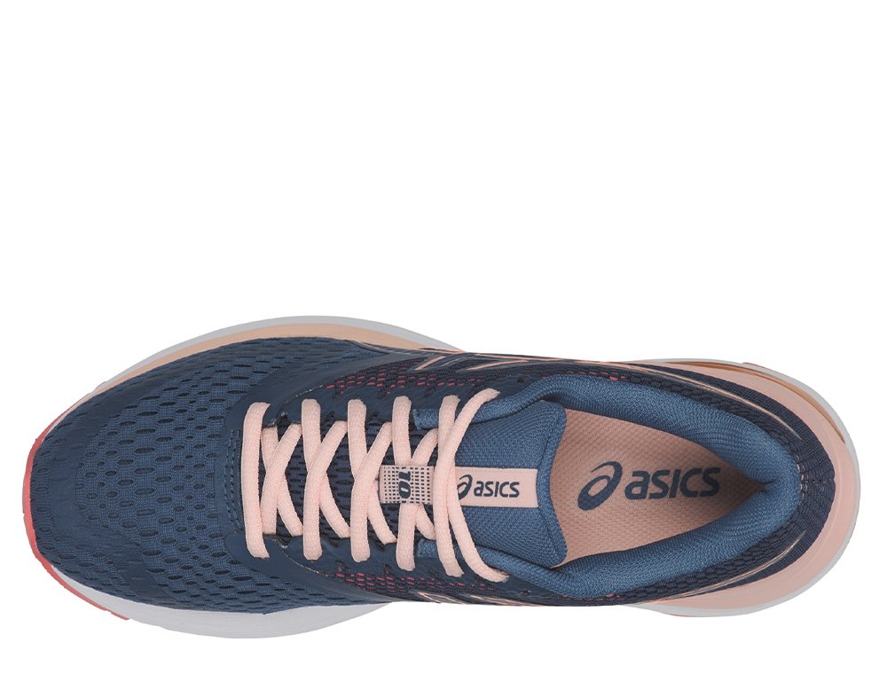 asics gel-pulse 10 grand shark / baked pink asics gel-pulse 10 grand shark / baked pink