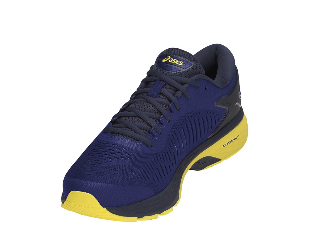 asics gel-kayano 25 blue/lemon asics gel-kayano 25 blue/lemon