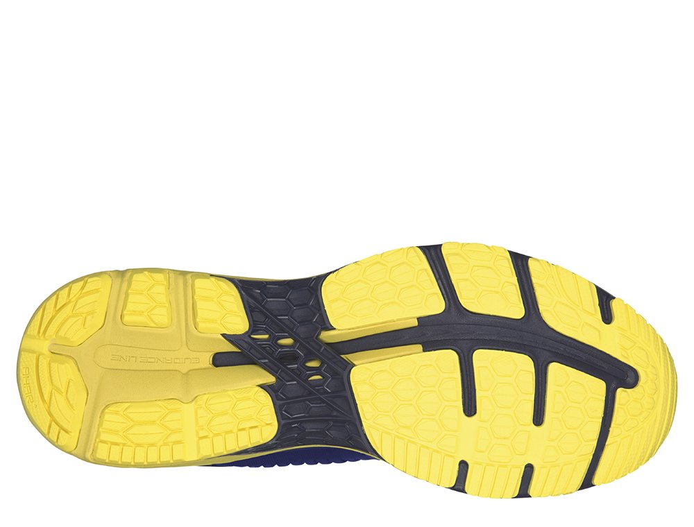 asics gel-kayano 25 blue/lemon asics gel-kayano 25 blue/lemon