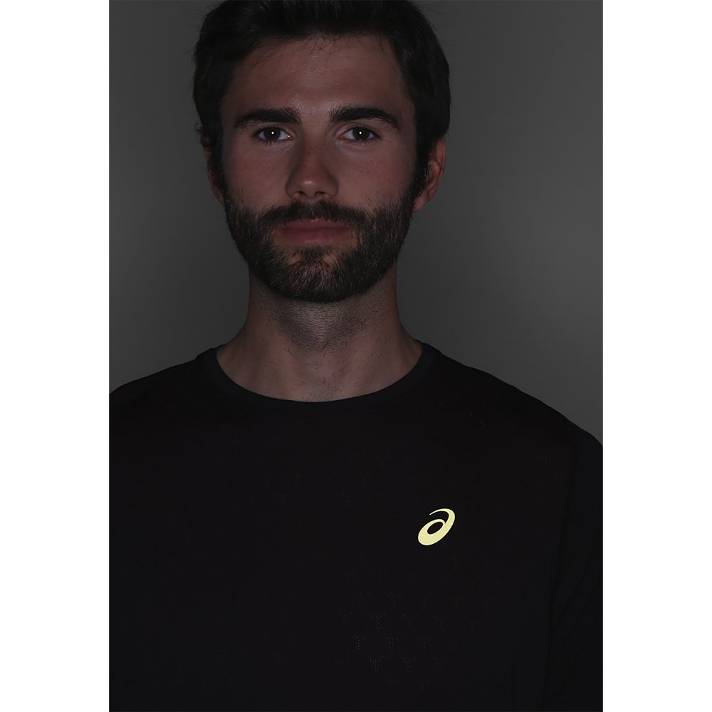 asics gel-cool short sleeve top black asics gel-cool short sleeve top black