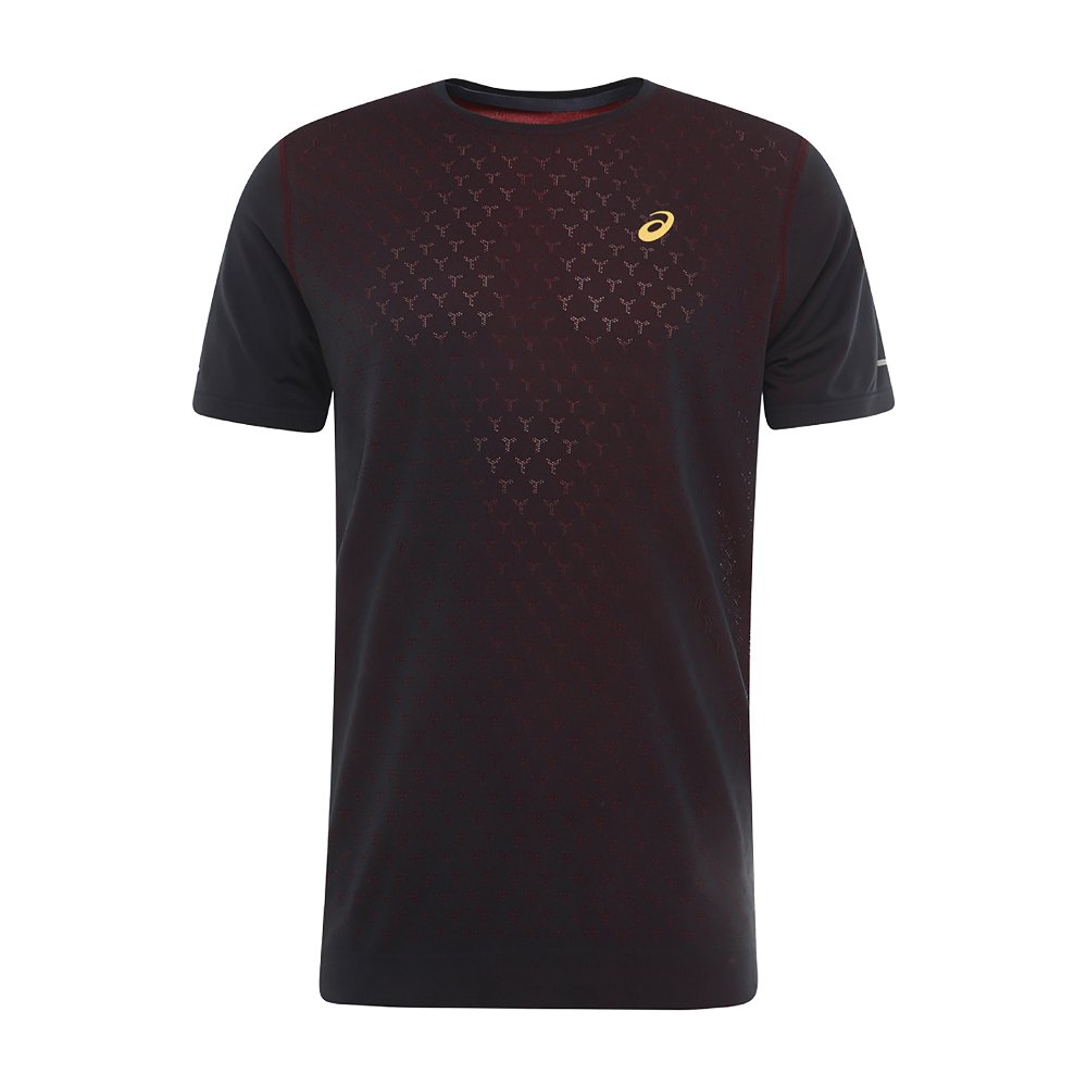 asics gel-cool short sleeve top black asics gel-cool short sleeve top black