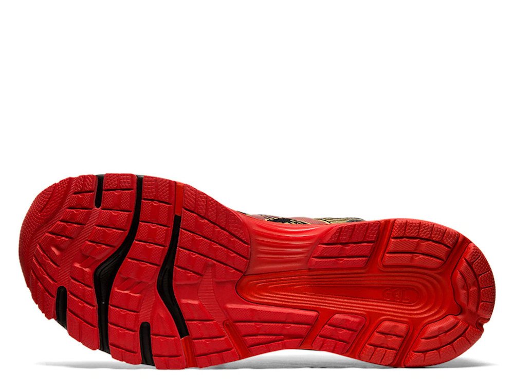 asics gel-nimbus 21 black / classic red asics gel-nimbus 21 black / classic red