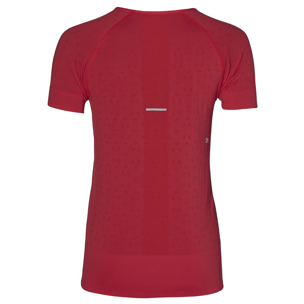 asics seamless short sleeve texture classic red asics seamless short sleeve texture classic red
