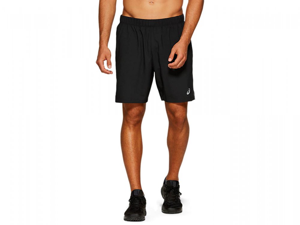 asics 7in short black asics 7in short black