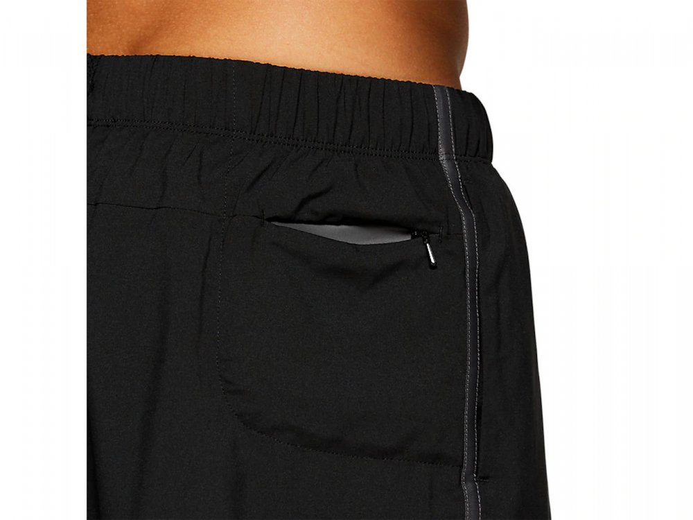 asics 7in short black asics 7in short black