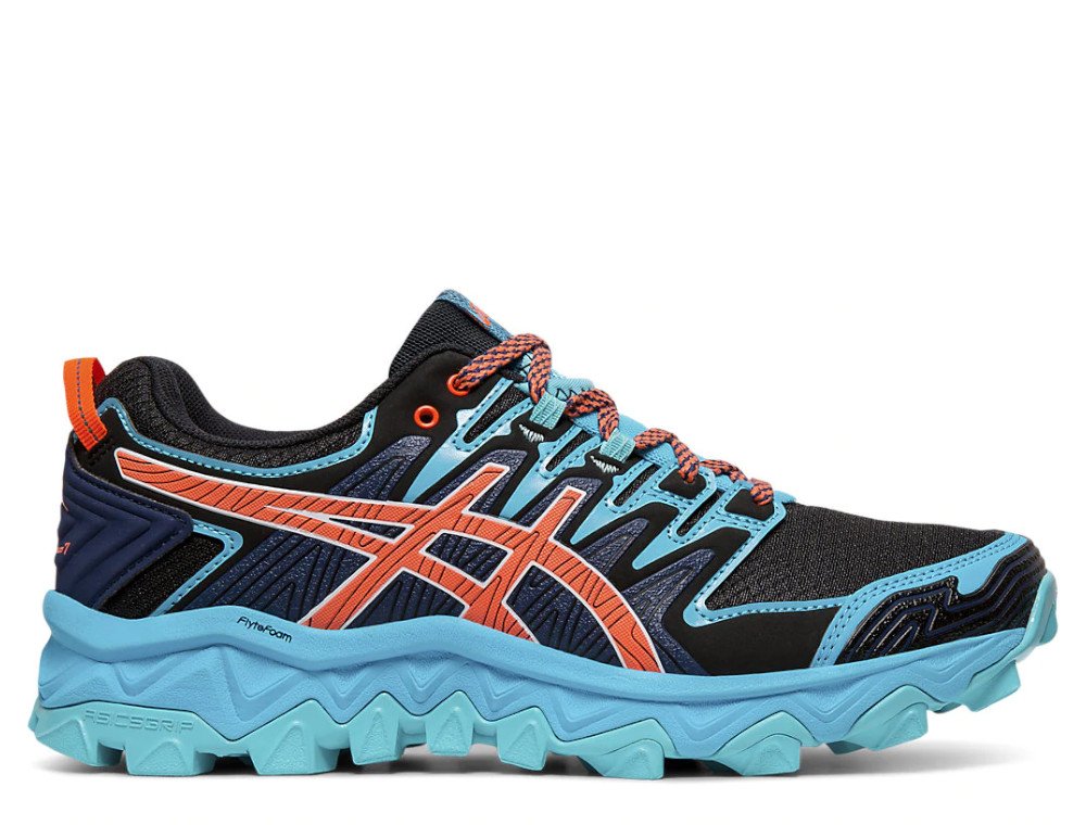 asics gel-fujitrabuco 7 w czarno-niebieskie asics gel-fujitrabuco 7 w czarno-niebieskie