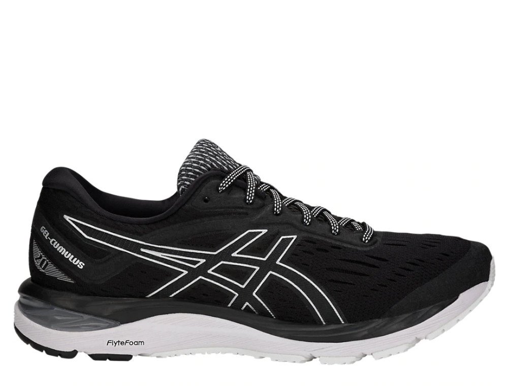 asics gel-cumulus 20 black / white asics gel-cumulus 20 black / white
